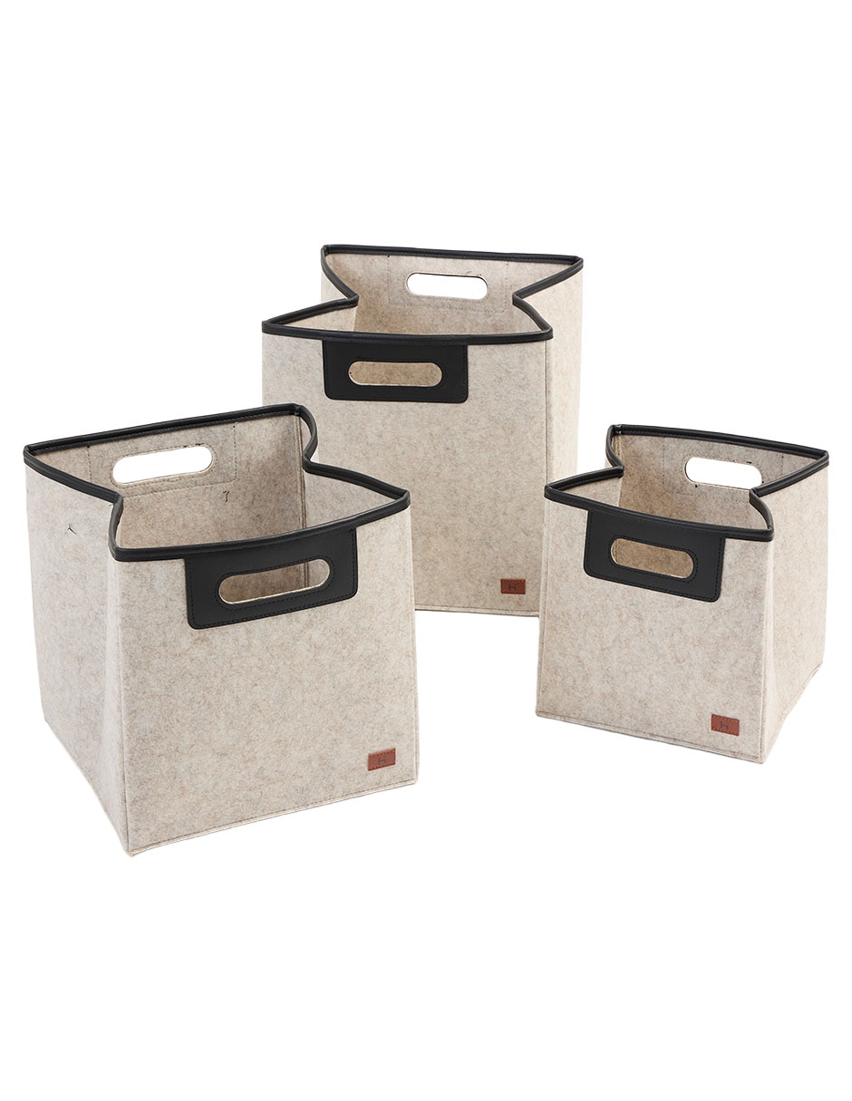 Set cesto multiusos Haus de fieltro