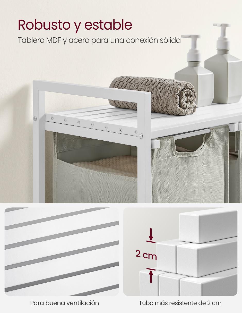 Cesto para ropa Songmics Home Brenta