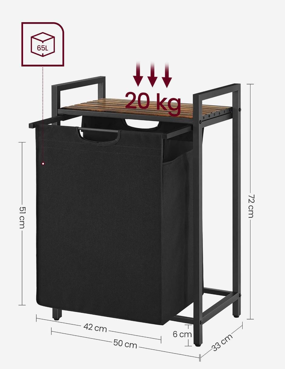 Cesto multiusos Songmics Home Brenta de acero