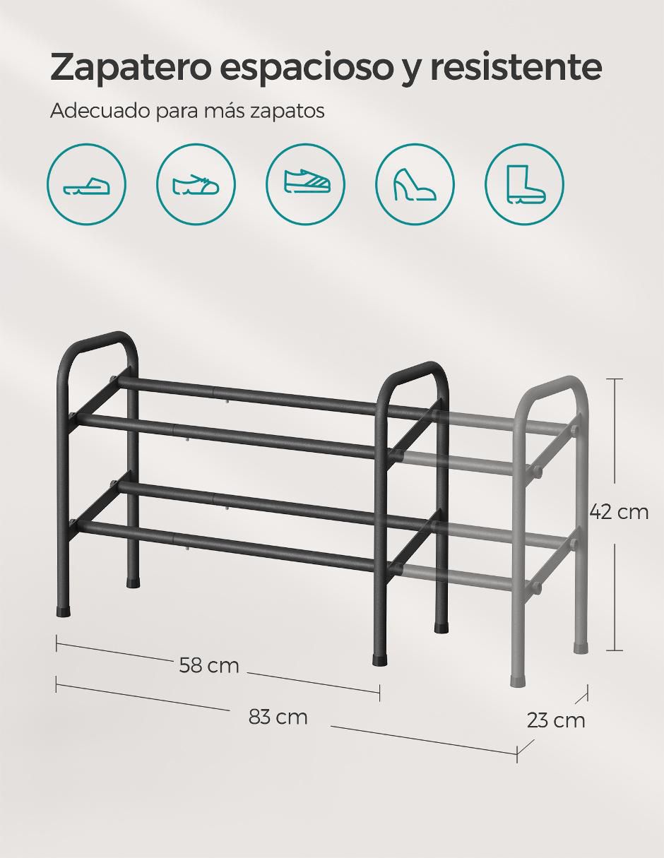 Zapatera armable Davian para 10 pares de zapatos 4