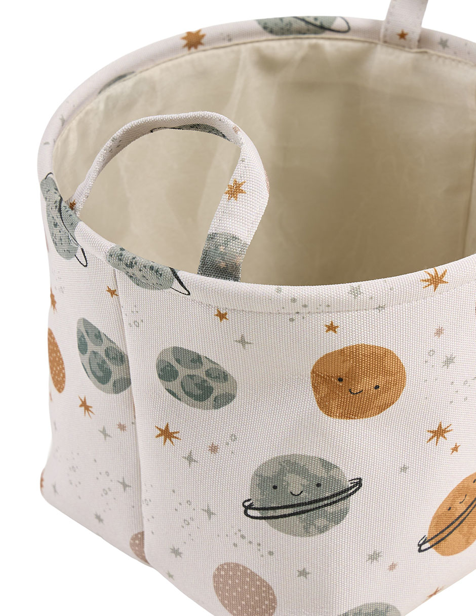 Set cesto multiusos Galaxy de tela 3