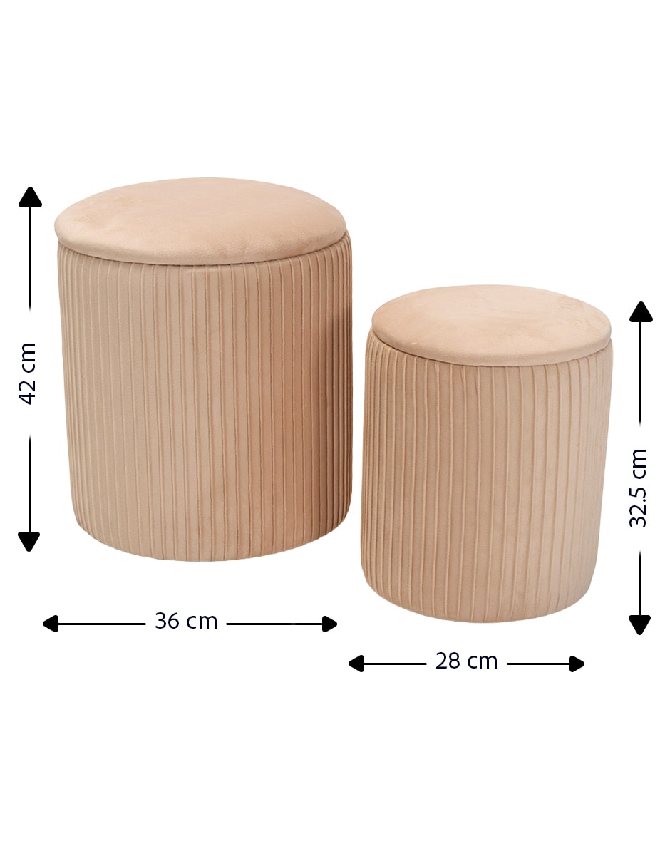 Taburete de terciopelo 6