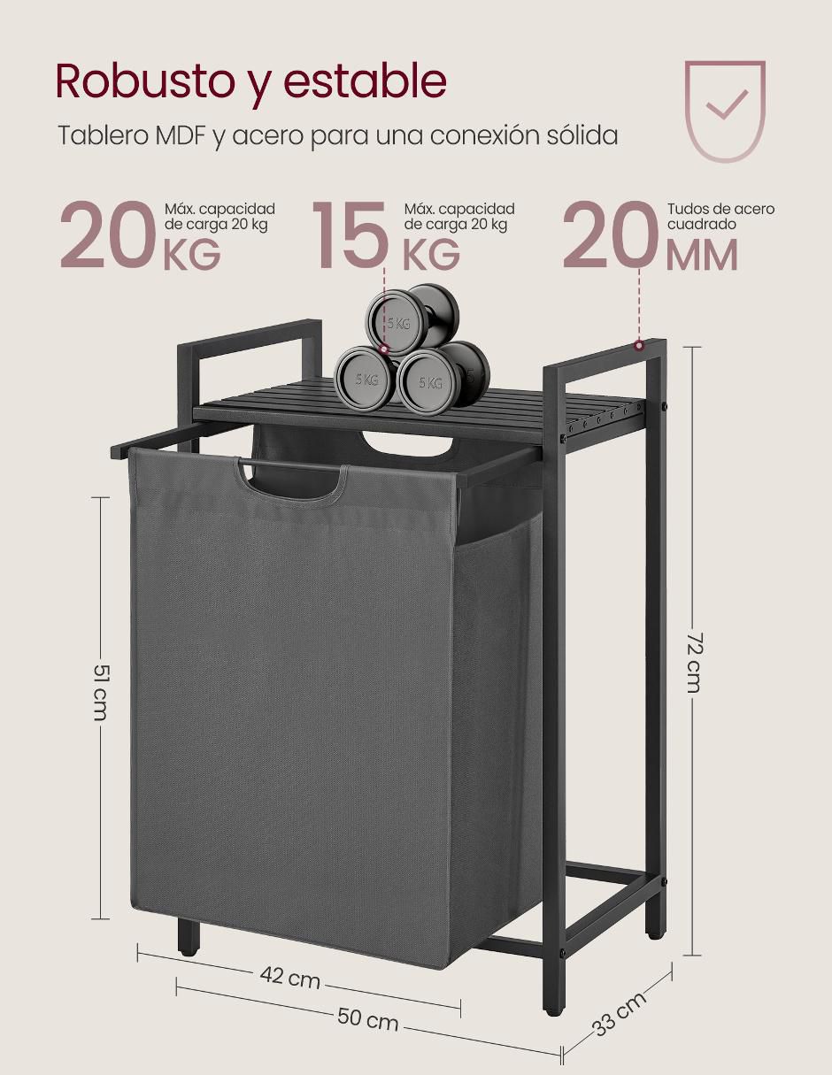 Cesto multiusos Songmics Home Brenta