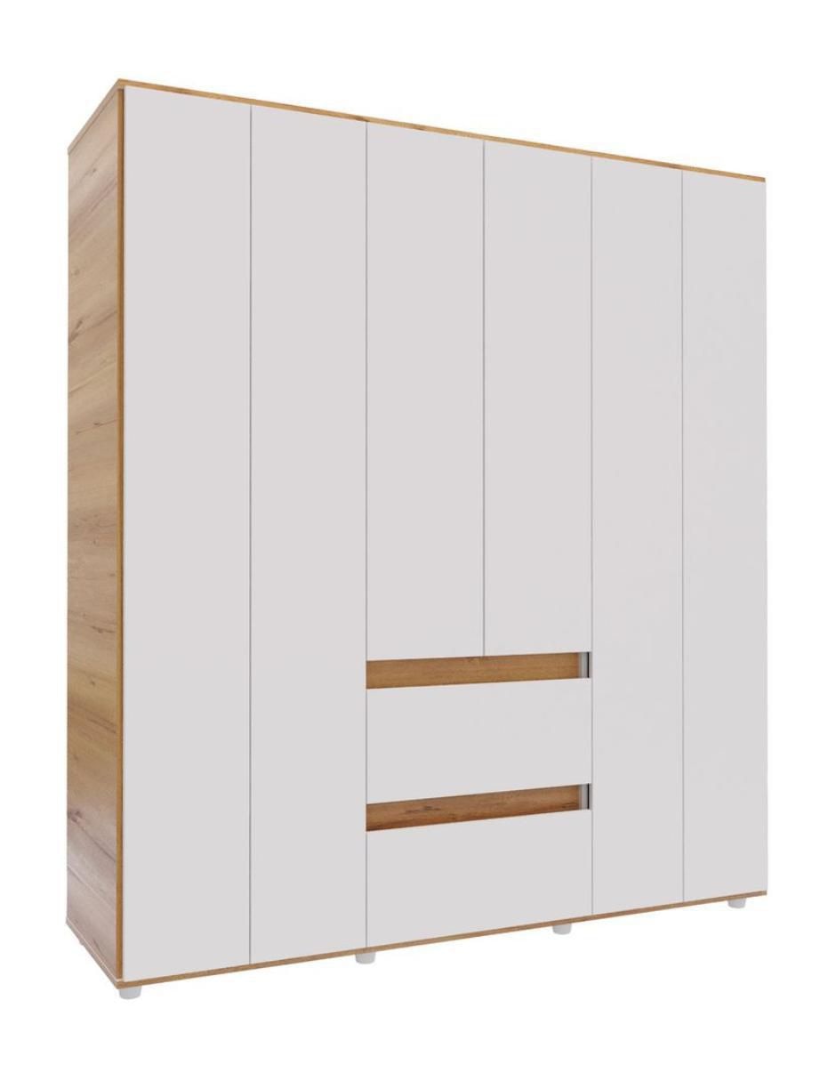 Ropero armable P00947CL-BLDU de aglomerado 8