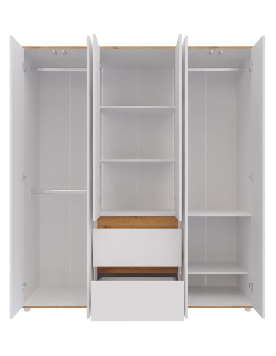 Ropero armable P00947CL-BLDU de aglomerado 9