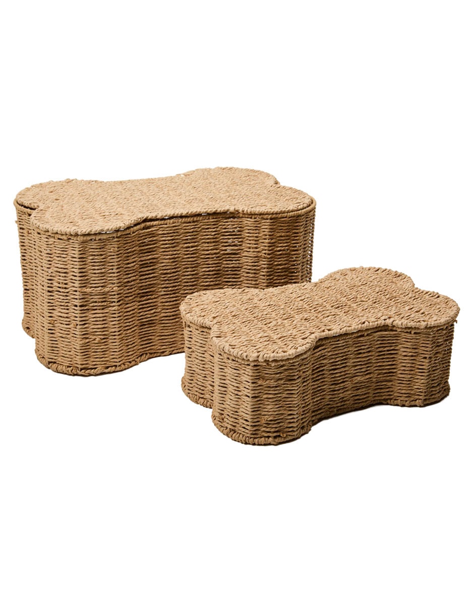 Set cesto almacenamiento para mascota de papel 1