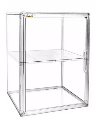 Caja con tapa rectangular con bordes curvos