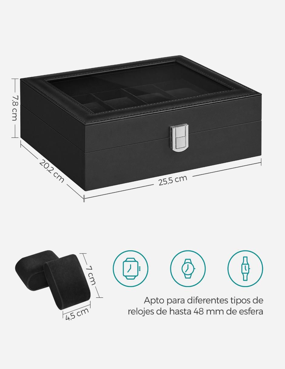 Caja reloj Bridie cúbica con 1 pieza 4