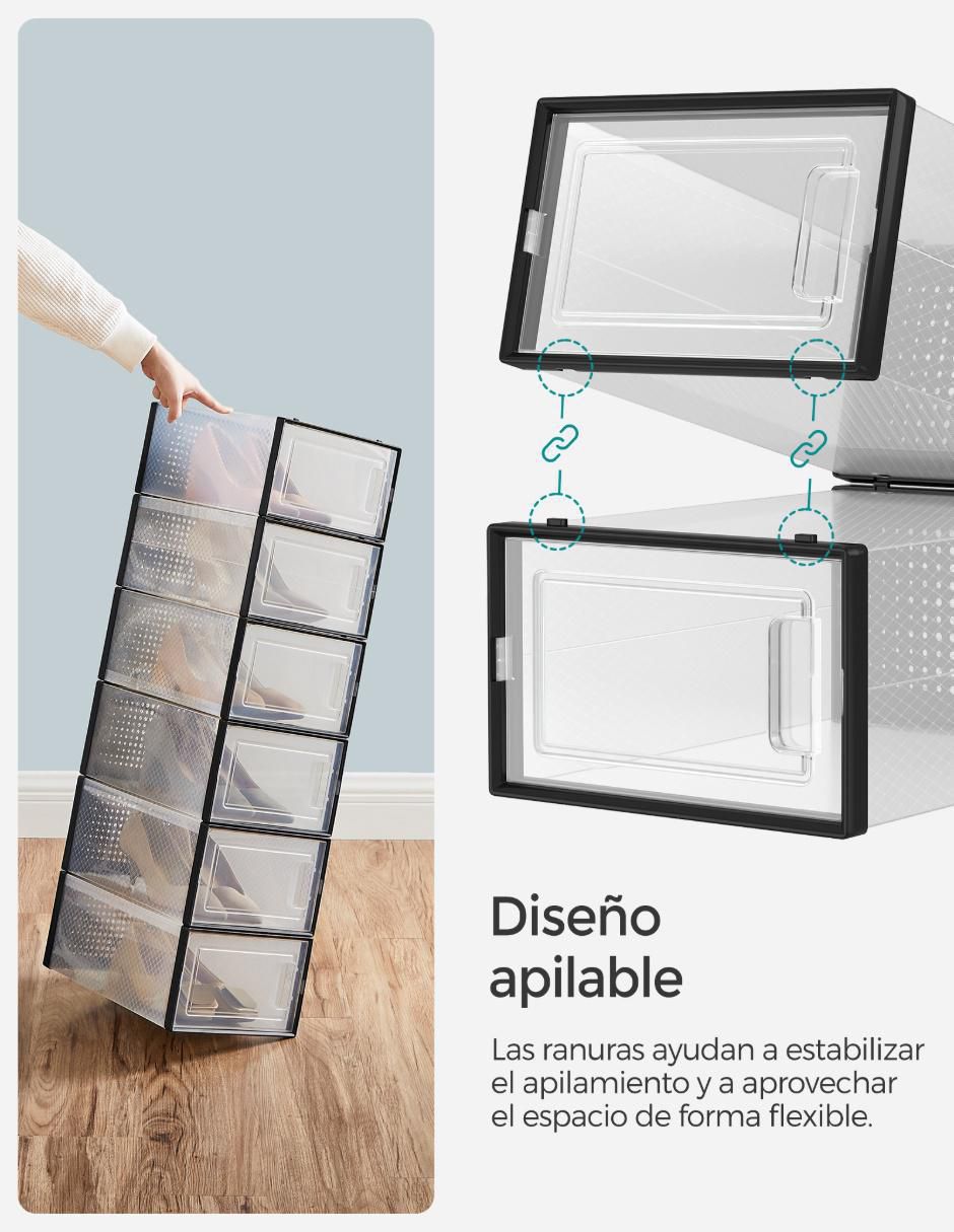 Zapatera armable mueble Dennys para 18 pares