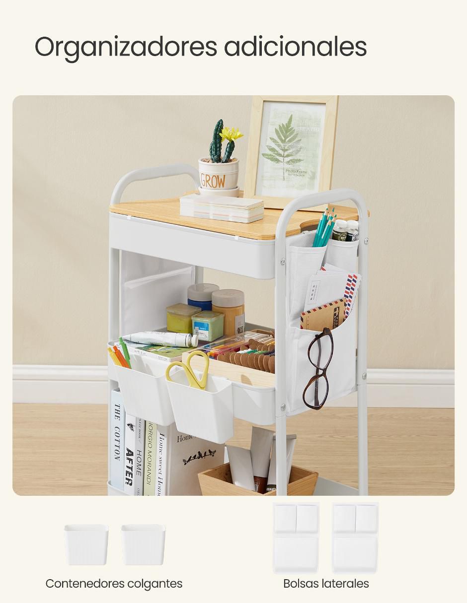 Carrito organizador armable Breezo 2