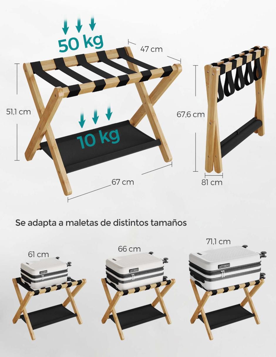 Porta maleta plegable 4