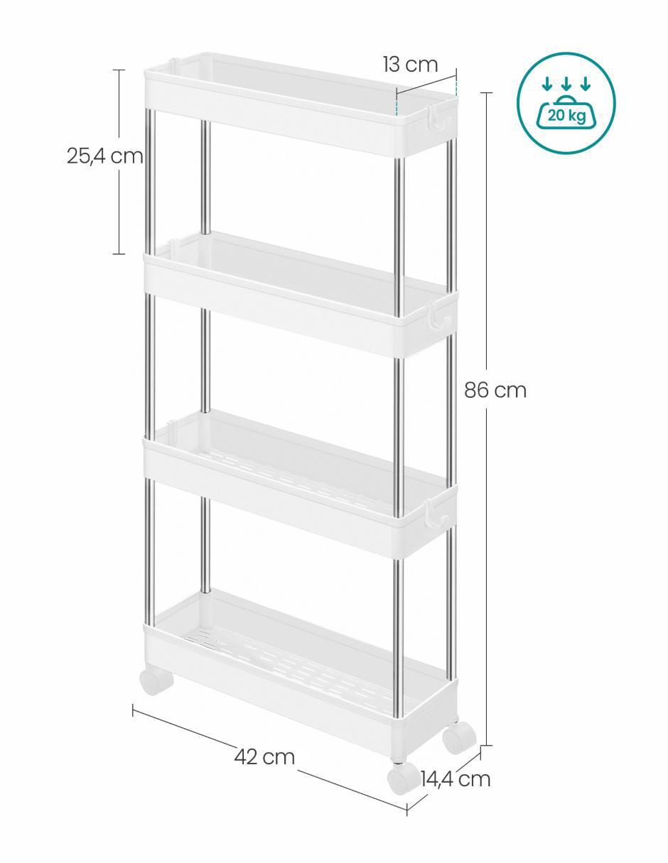 Carrito organizador armable Songmics Home Benco
