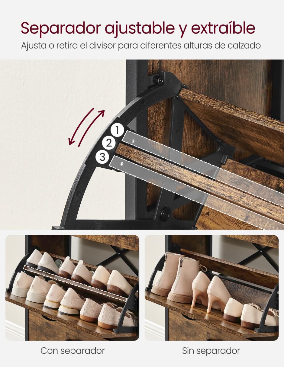 Zapatera armable Bostor para 18 pares de zapatos adulto 2