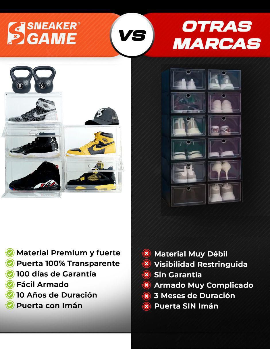 Zapatera armable caja almacenadora Shooter Box para 10 pares de zapatos 5