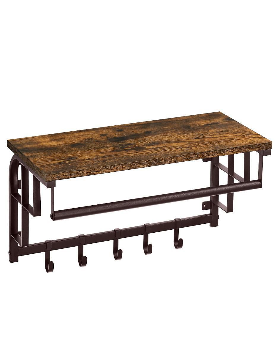 Perchero de pared Colex de madera 2 ganchos