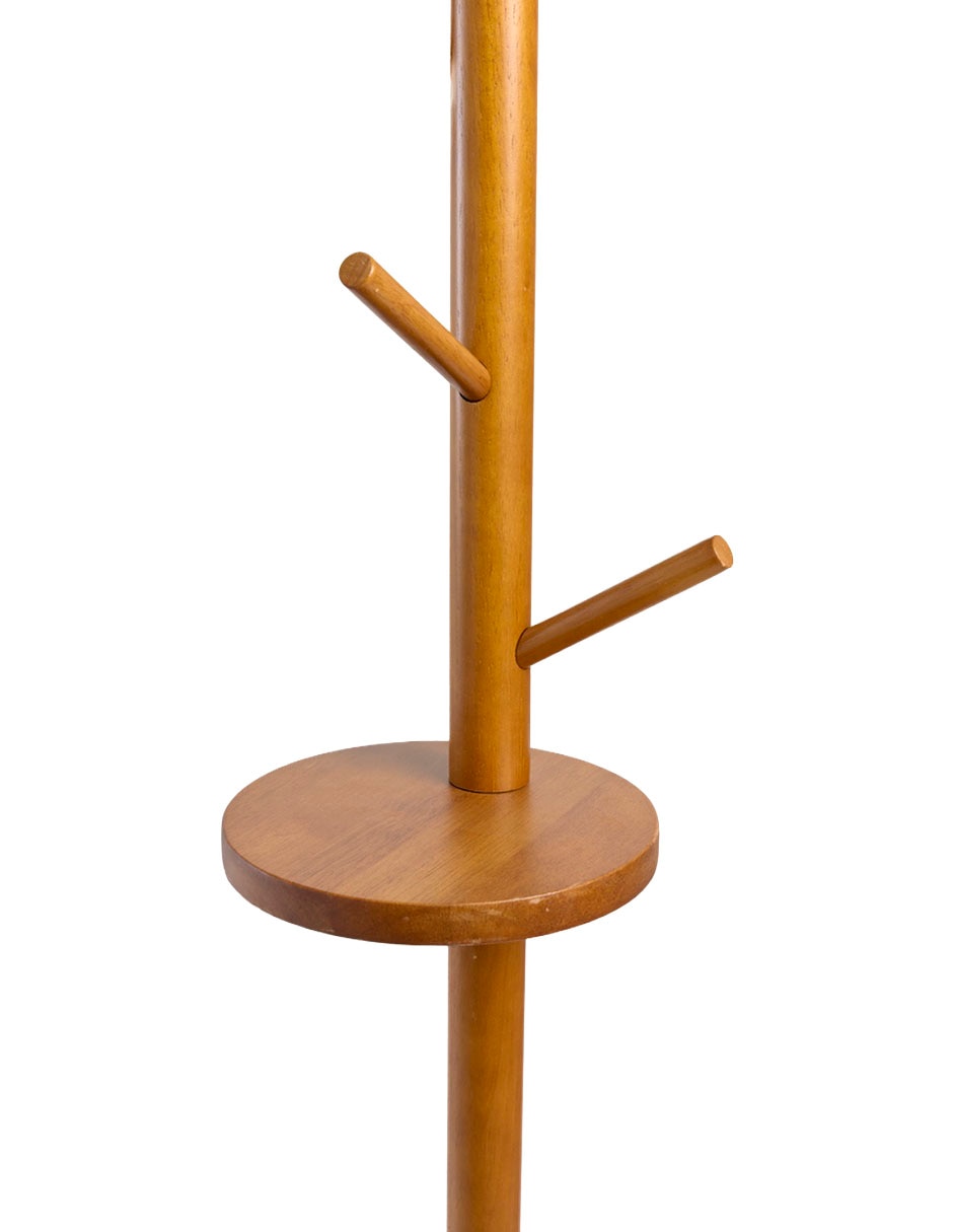 Perchero de piso Haus de madera 6 ganchos