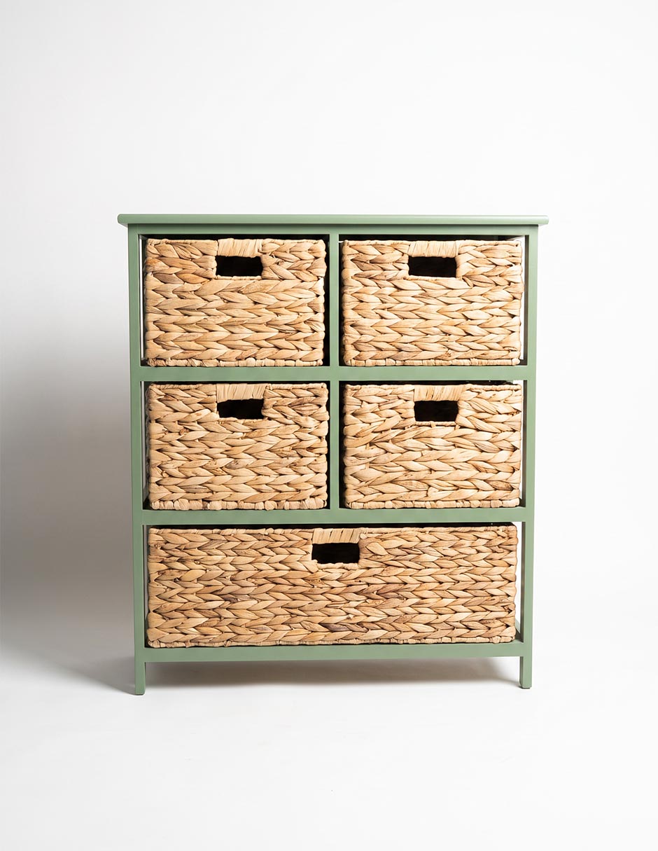 Cajonera verna de mdf y madera