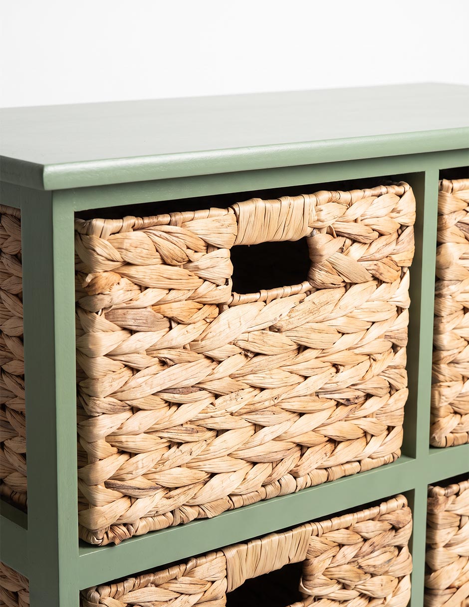 Cajonera verna de mdf y madera