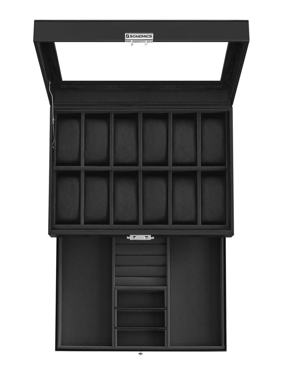 Caja reloj Bridie rectangular con 1 pieza
