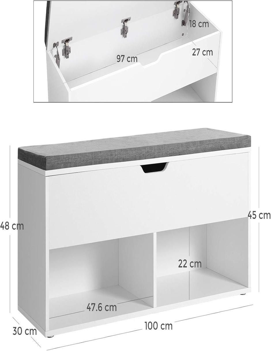 Zapatera armable Mueble Custos para 4 pares de zapatos adulto 7