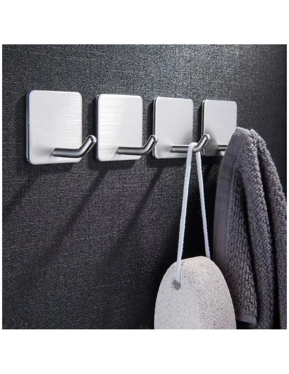 Perchero de pared Lab.g de acero inoxidable 6 ganchos
