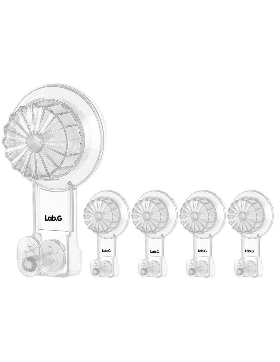Perchero de pared Lab.G de ABS 5 ganchos