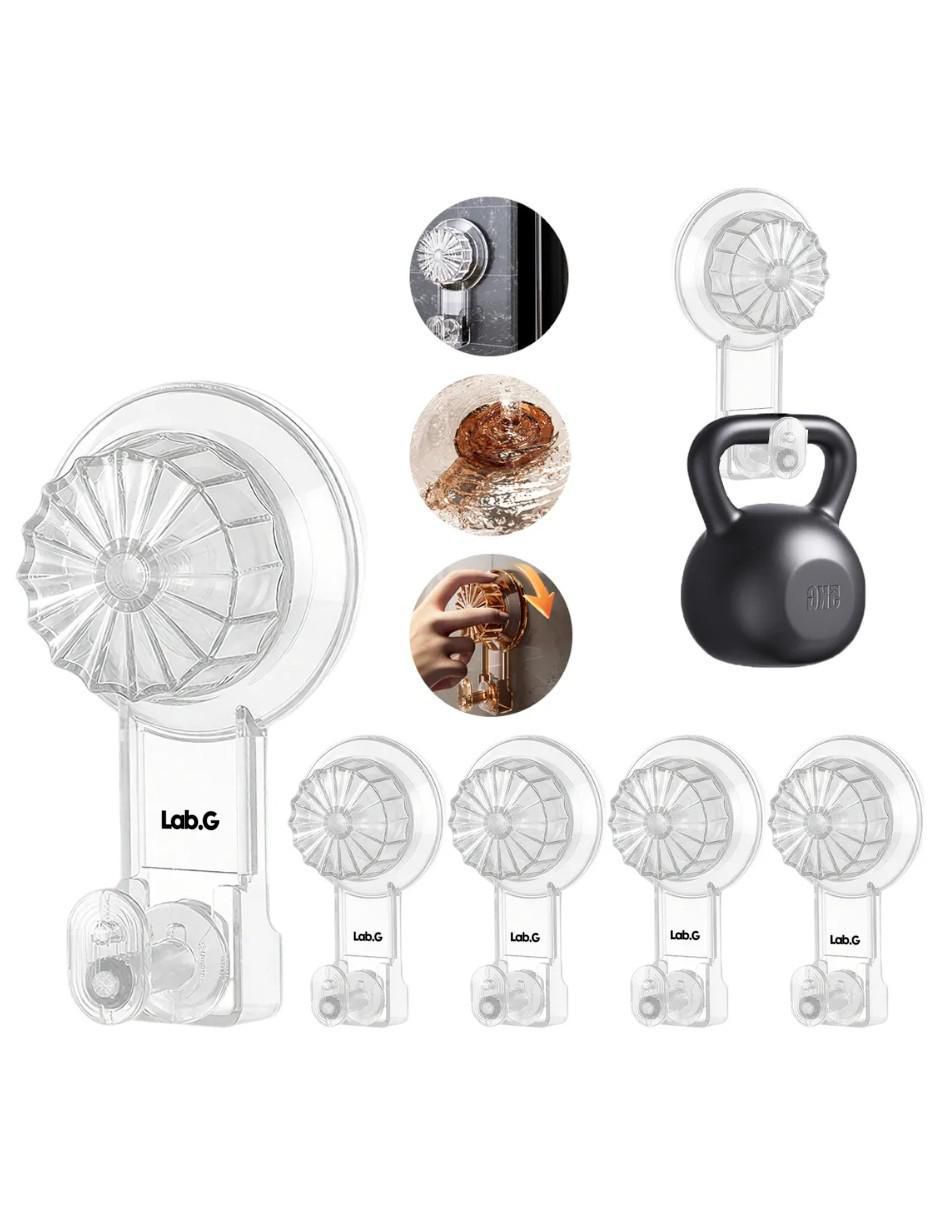 Perchero de pared Lab.G de ABS 5 ganchos