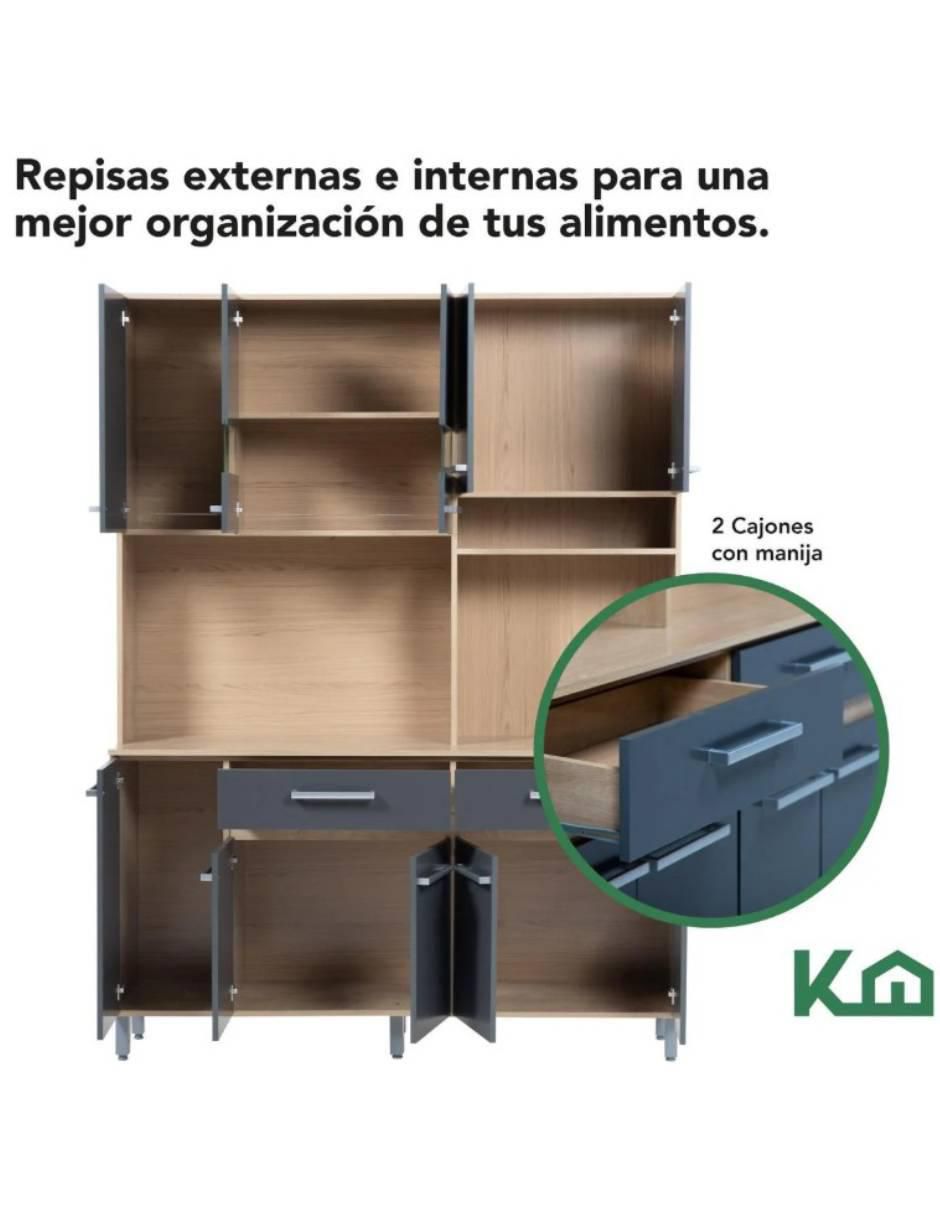 "rack de" 6 "estantes/compartimentos"
