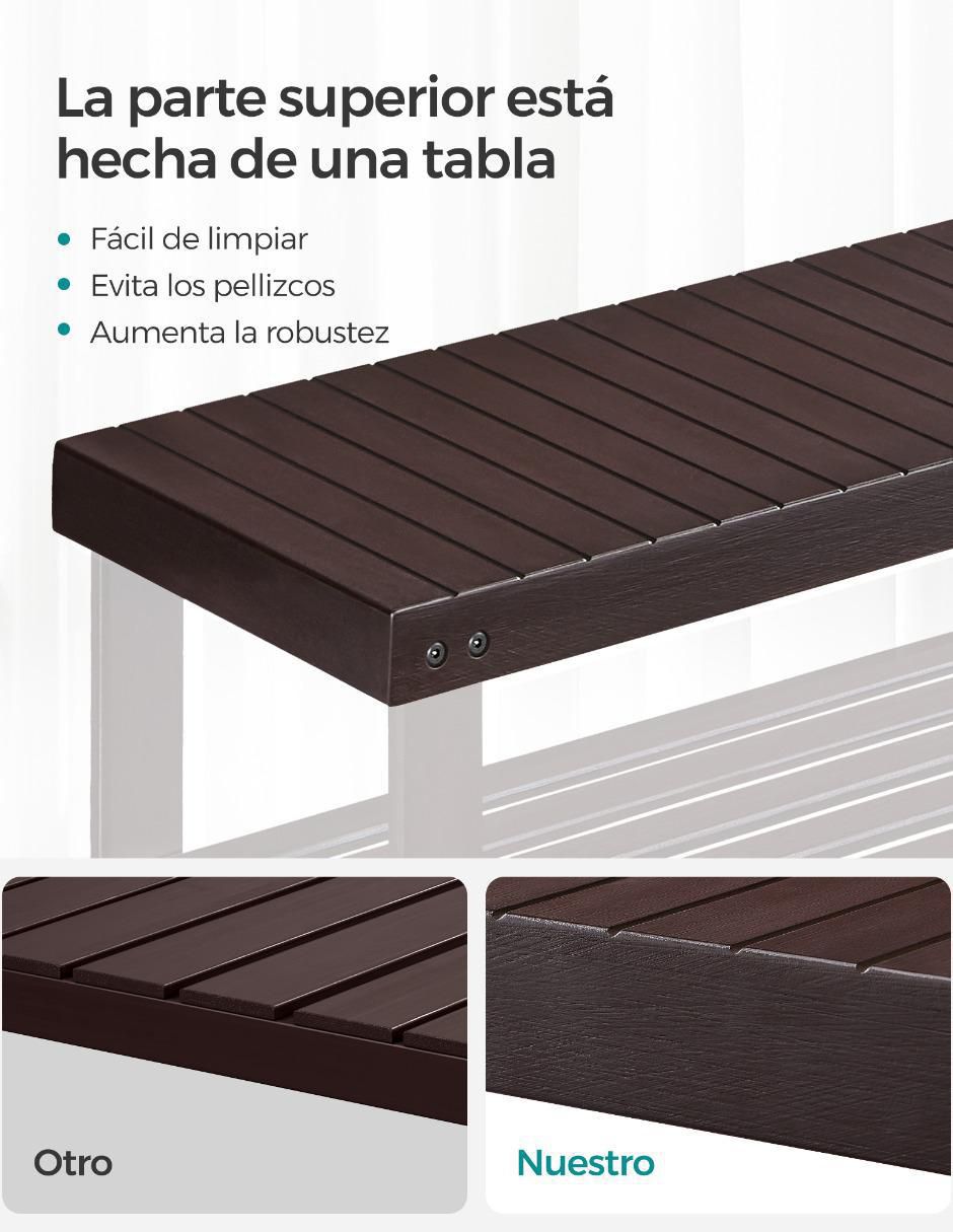 Zapatera armable Carte para 4 pares de zapatos adulto 2