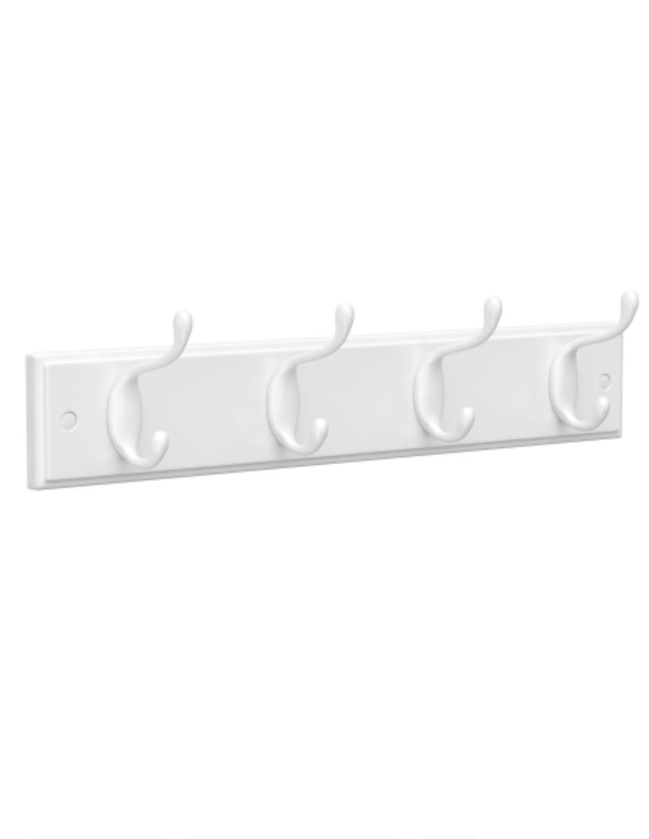 Perchero de pared Colex de MDF 4 ganchos 1