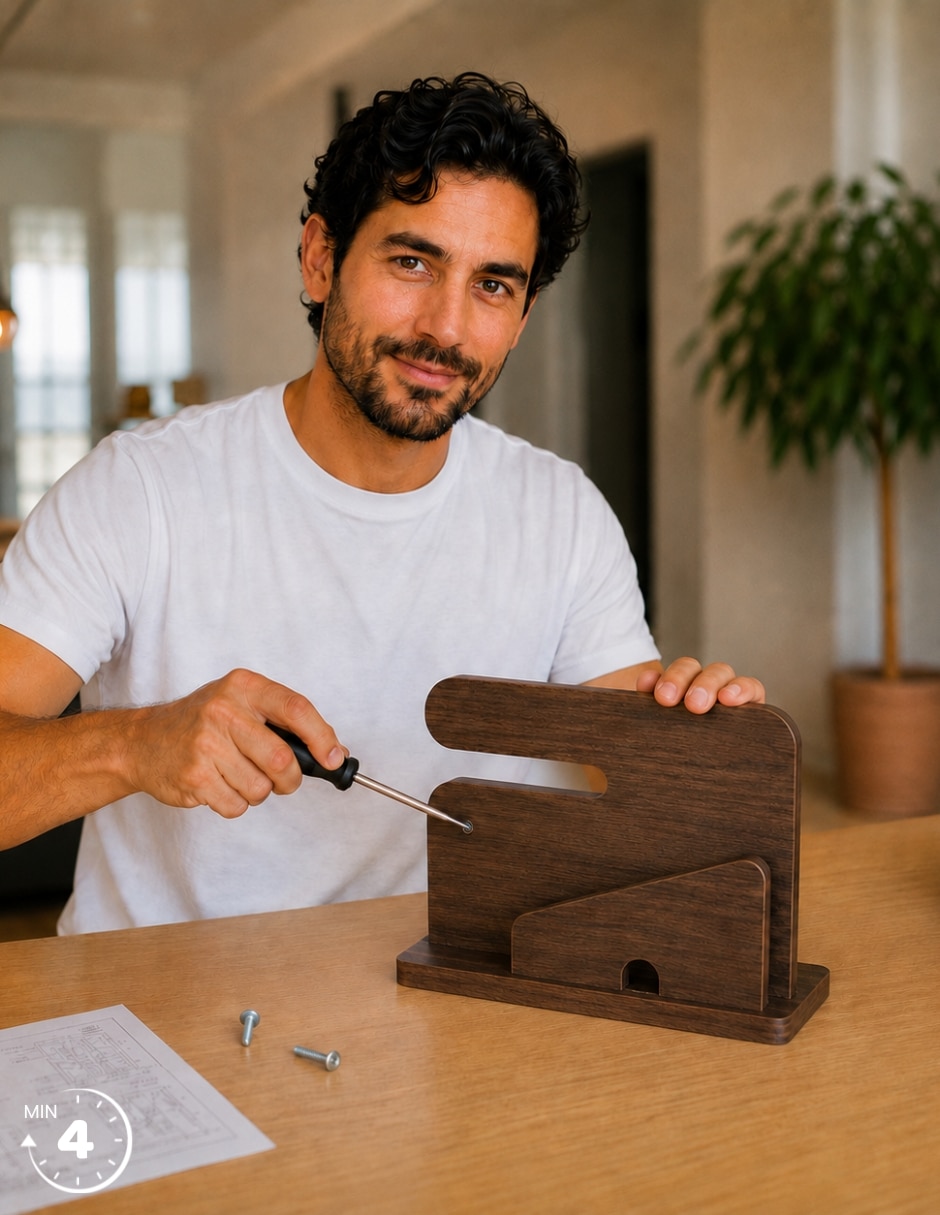 Organizador de escritorio armable 6