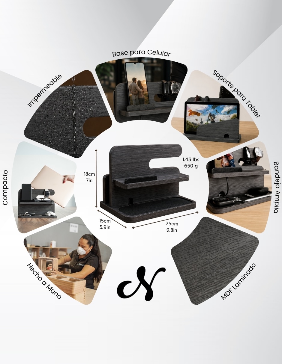 Organizador de escritorio armable 14
