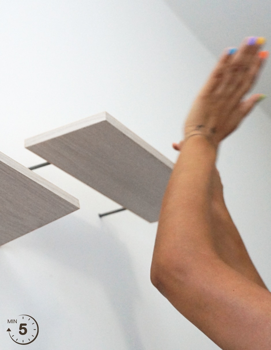 Set de repisas armable Namore de MDF