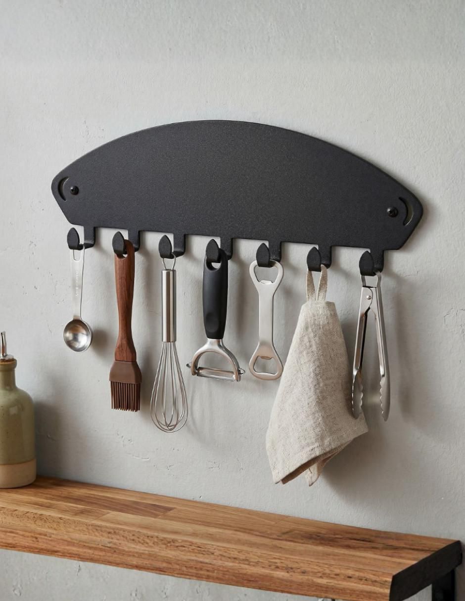 Perchero de pared Ideen de metal 7 ganchos