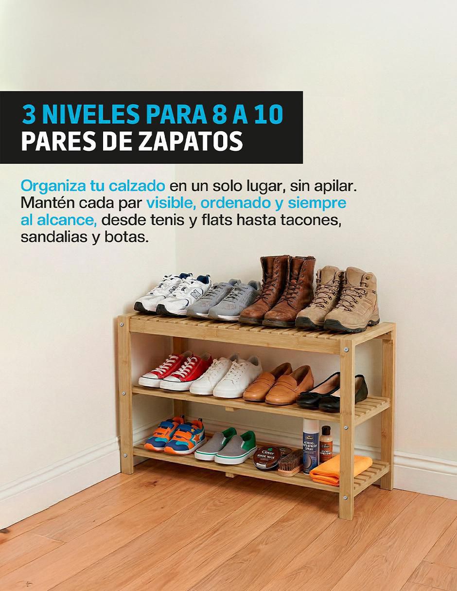 Zapatera armable multiusos para 10 pares de zapatos