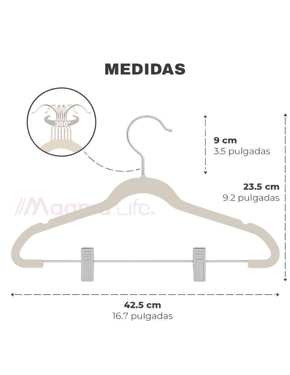 Set ganchos de terciopelo 30 piezas 6