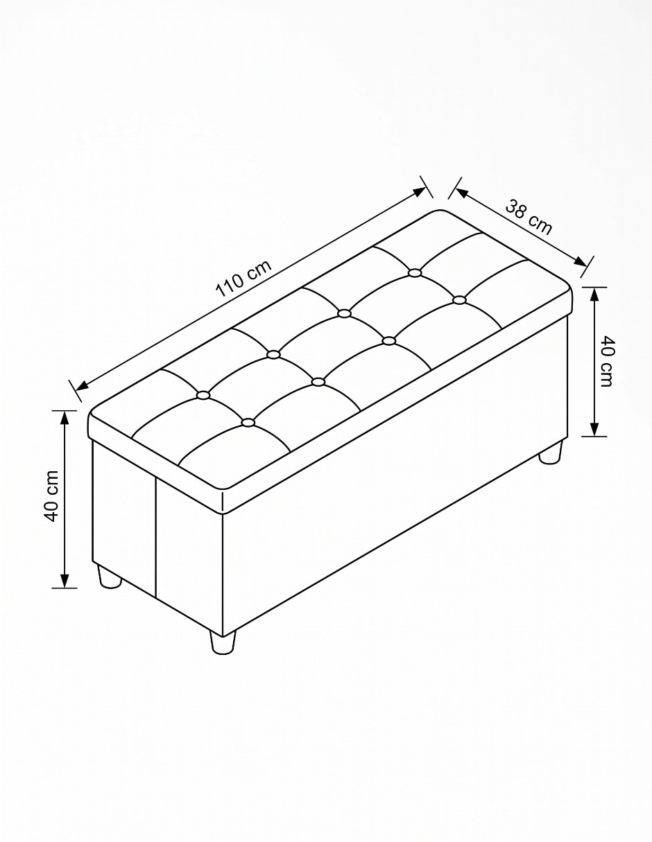 Taburete de tela 5