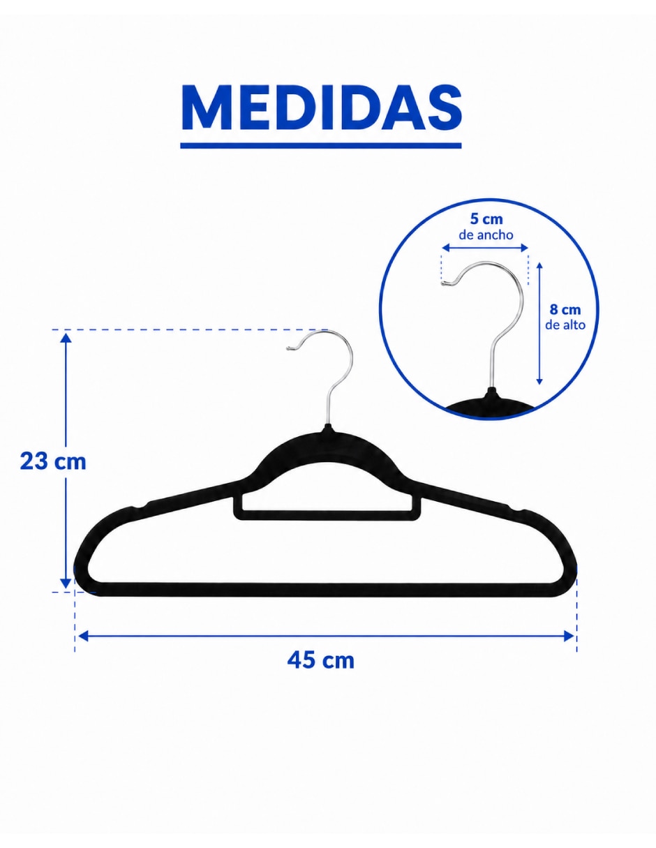 Set gancho de terciopelo 50 piezas 10
