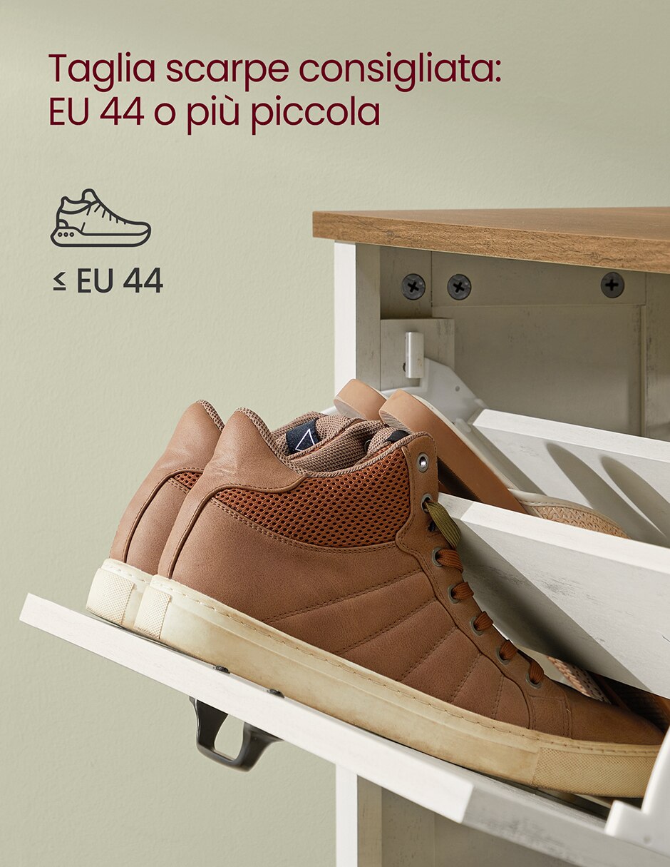 Zapatera armable mueble liry para 24 pares de zapatos 3