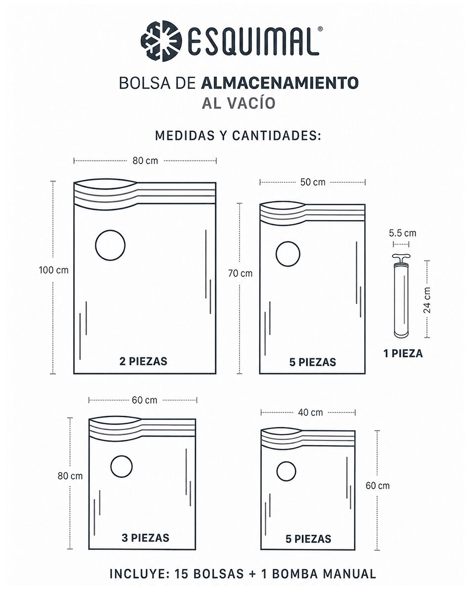 Bolsa al vacío 10