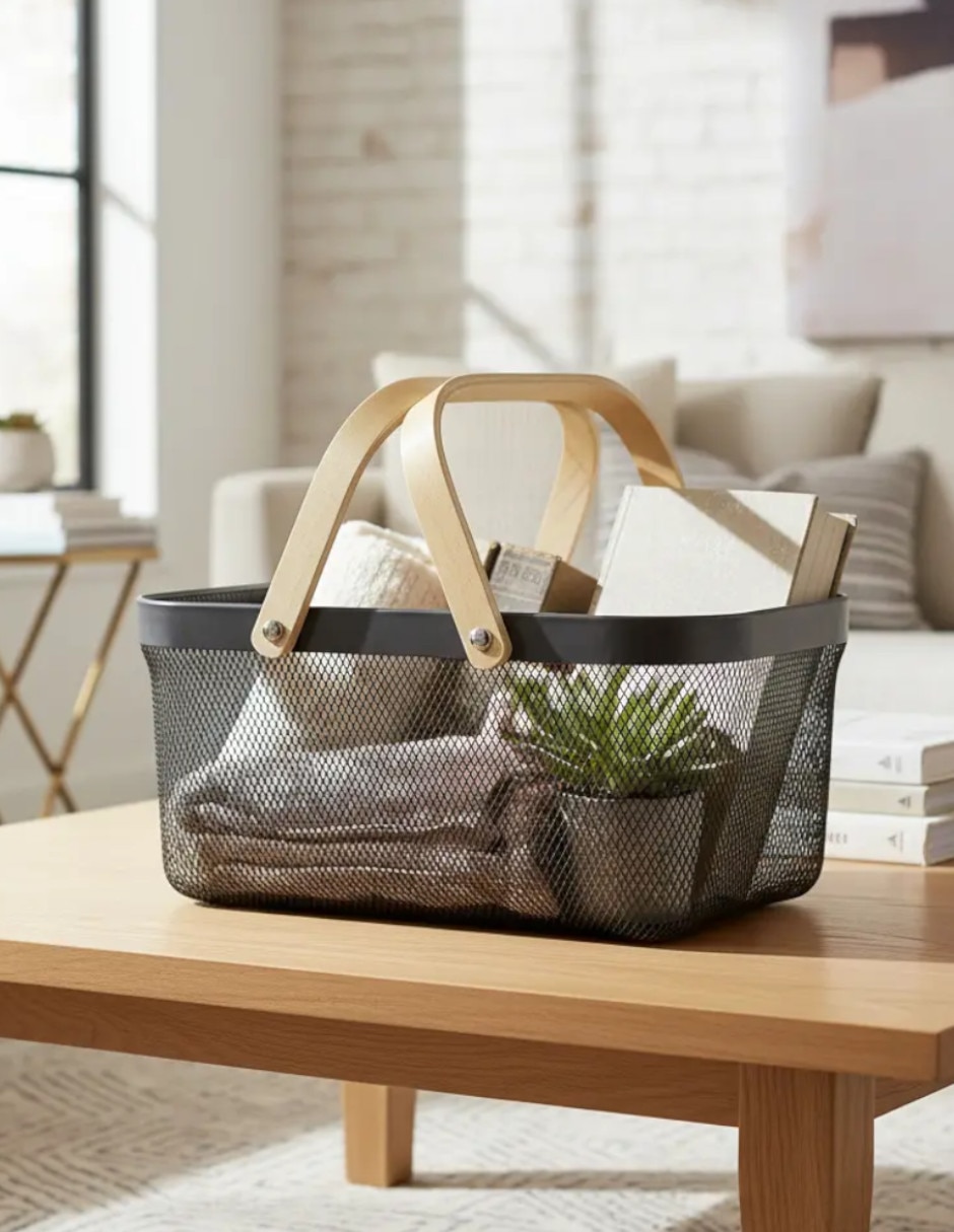 Cesto Multiusos IDEEN HOME de Acero inoxidable 5