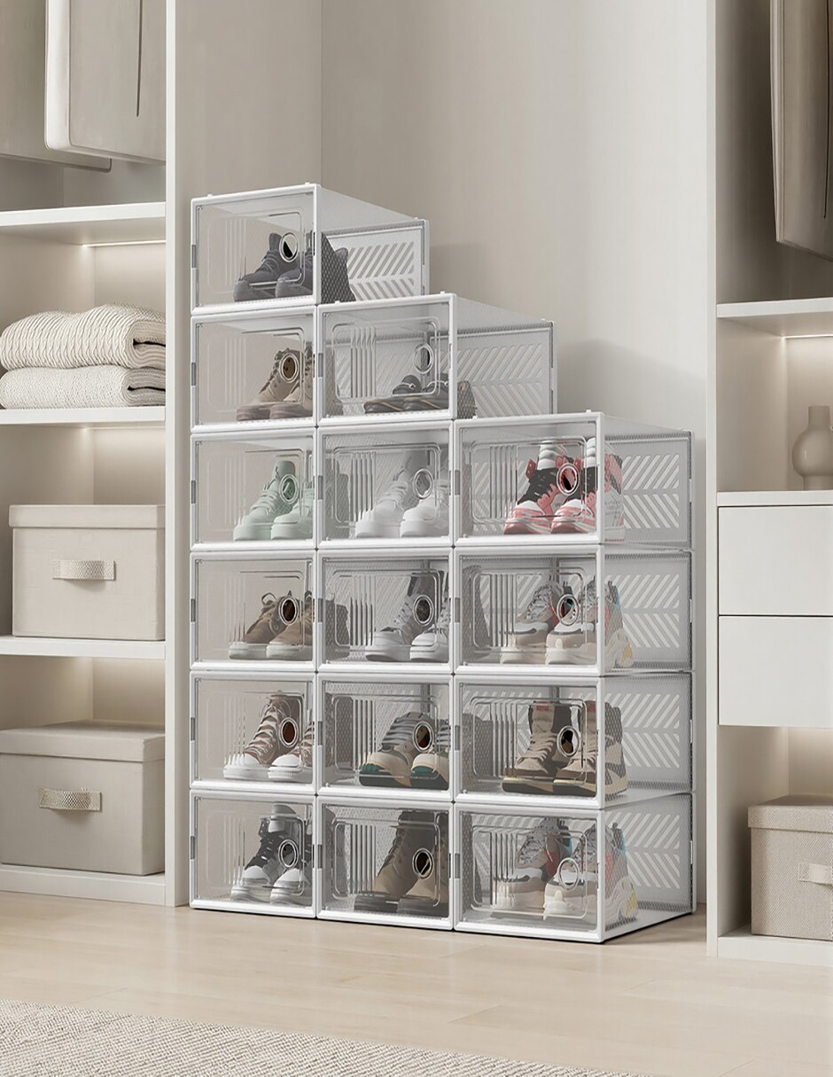 Zapatera armable caja almacenadora Dennys para 12 pares de zapatos 5