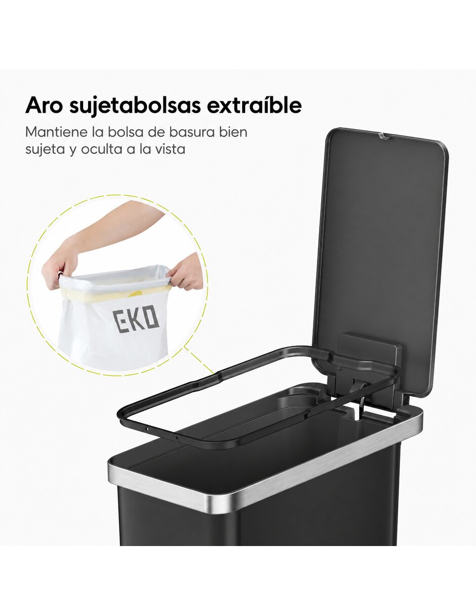 Bote de basura de plástico 5