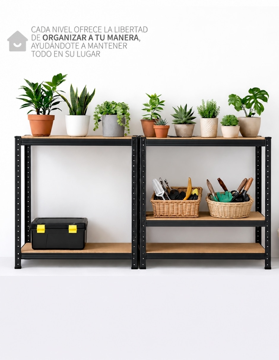 Estante de Acero inoxidable Organizador Metálico ANAQUEL 3