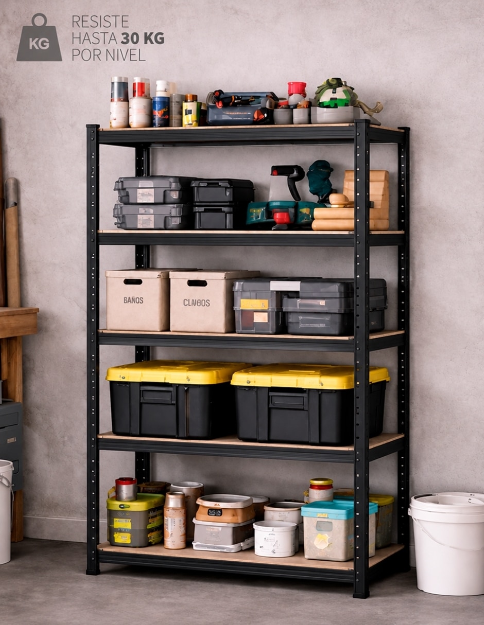 Estante de Acero inoxidable Organizador Metálico ANAQUEL 4