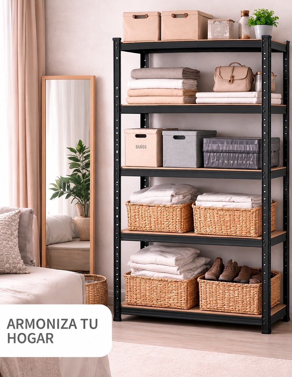 Estante de Acero inoxidable Organizador Metálico ANAQUEL 5