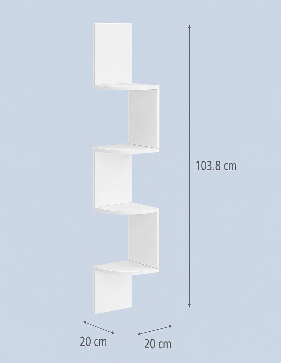 Estante de MDP Custos MLBC704WB01 8