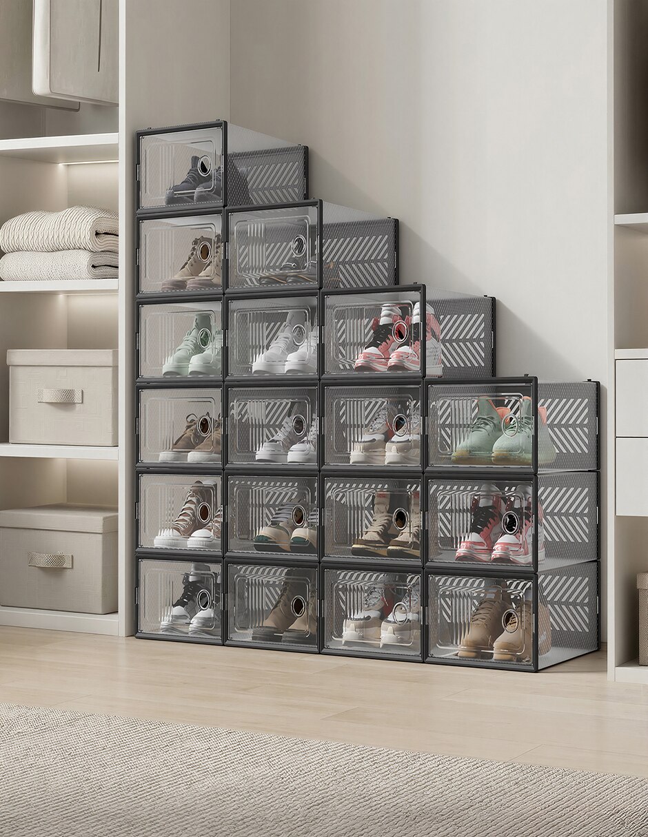 Zapatera armable caja almacenadora Dennys para 18 pares de zapatos 7