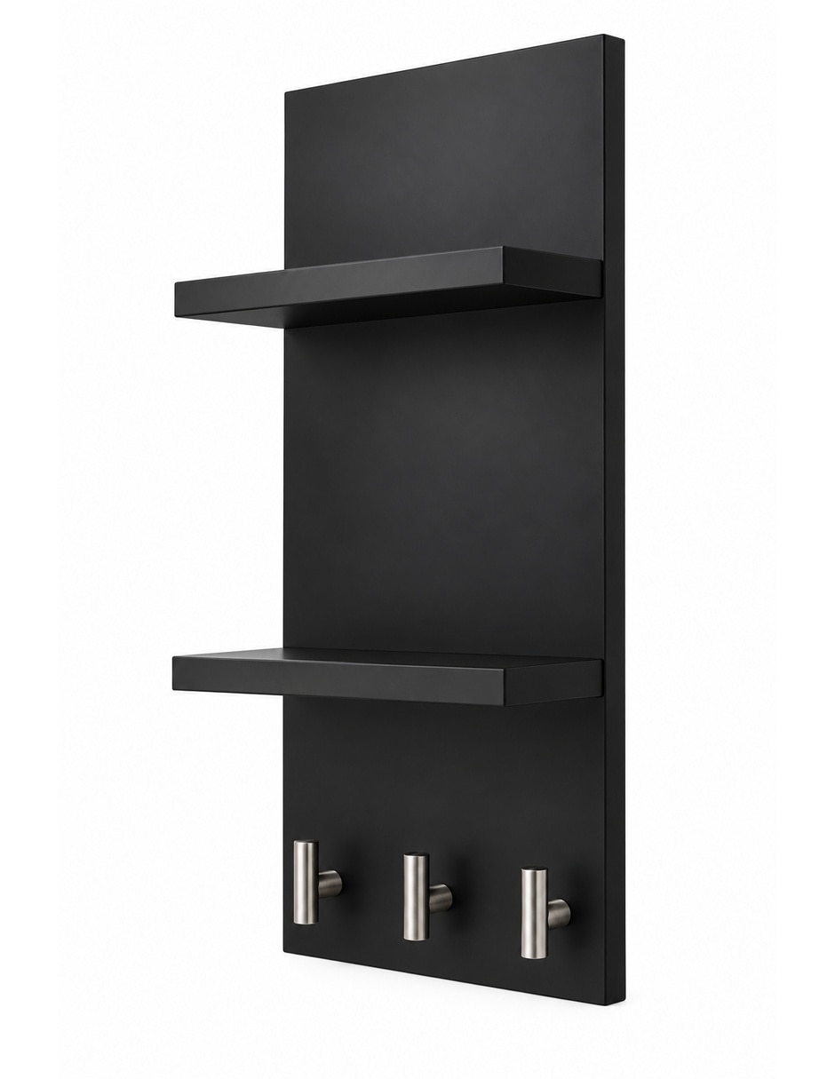 Perchero de pared de MDF 3 ganchos 1