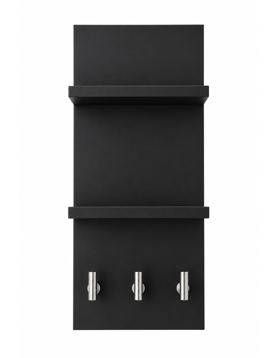 Perchero de pared de MDF 3 ganchos 4